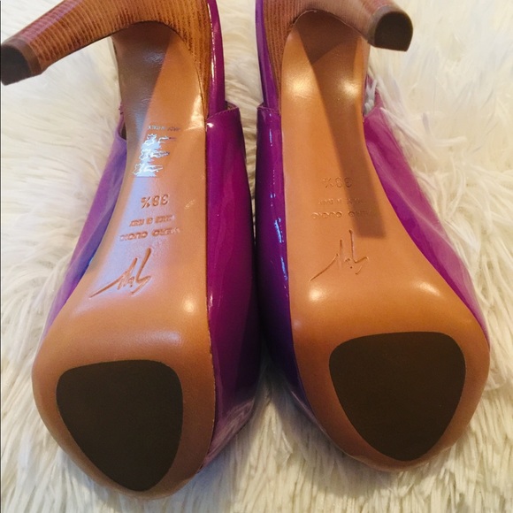 Giuseppe Zanotti Design Lavender Sling Back Heels - Picture 3 of 8